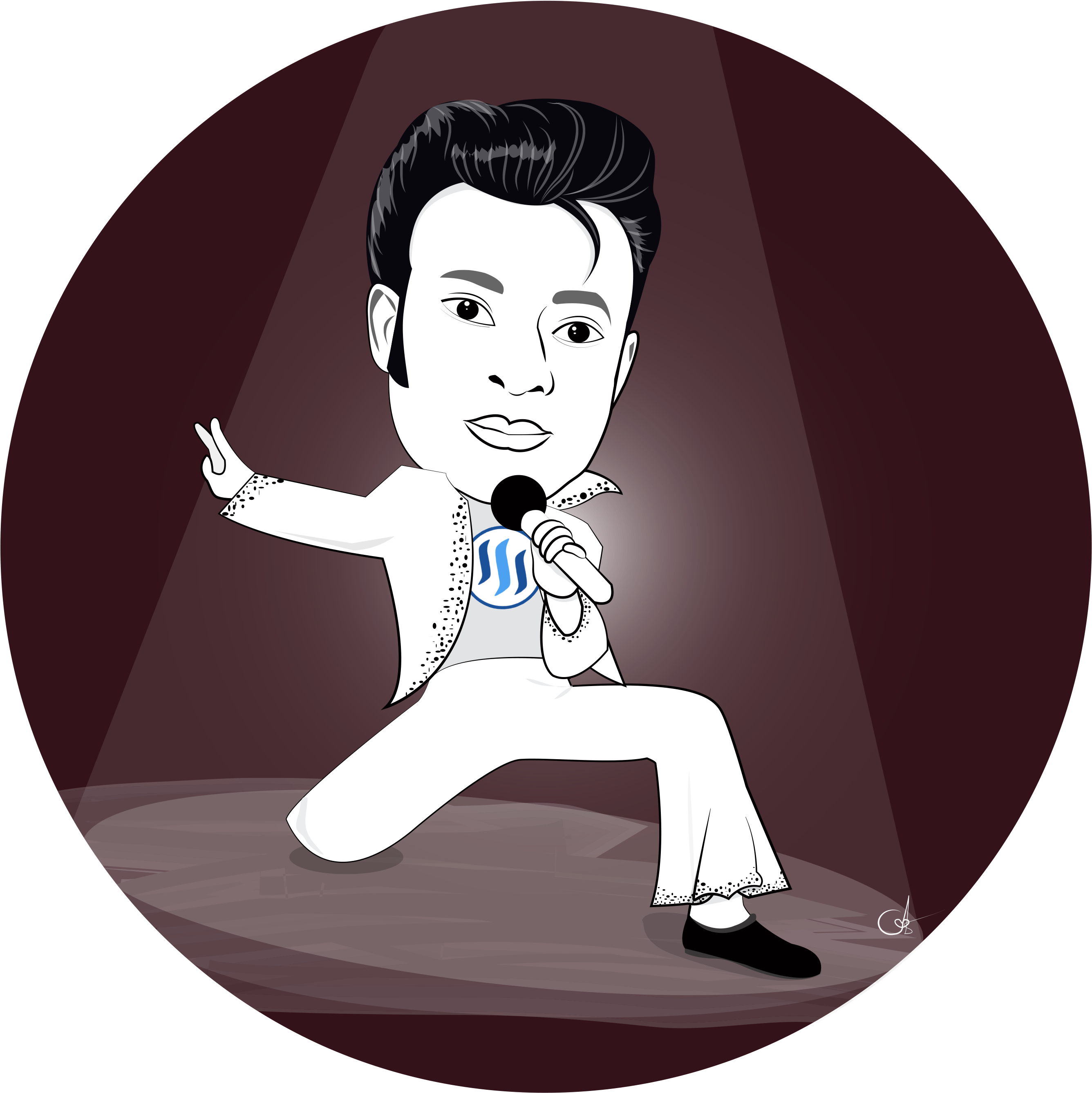 Mbj Elvis - Channel 5 (3543x2827), Png Download