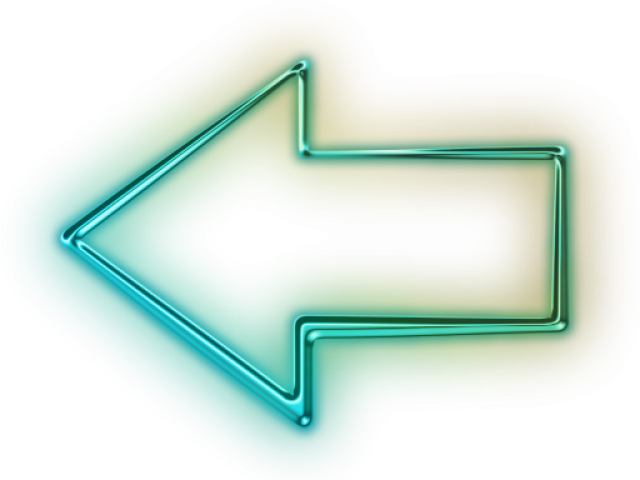 Arrow Neon Sign Png (640x480), Png Download