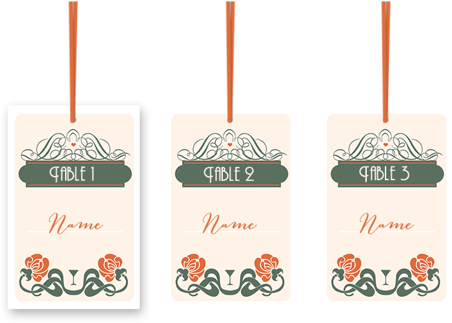 Escortcards Art Deco Pepperandjoy Front Uk - Save The Date (700x700), Png Download