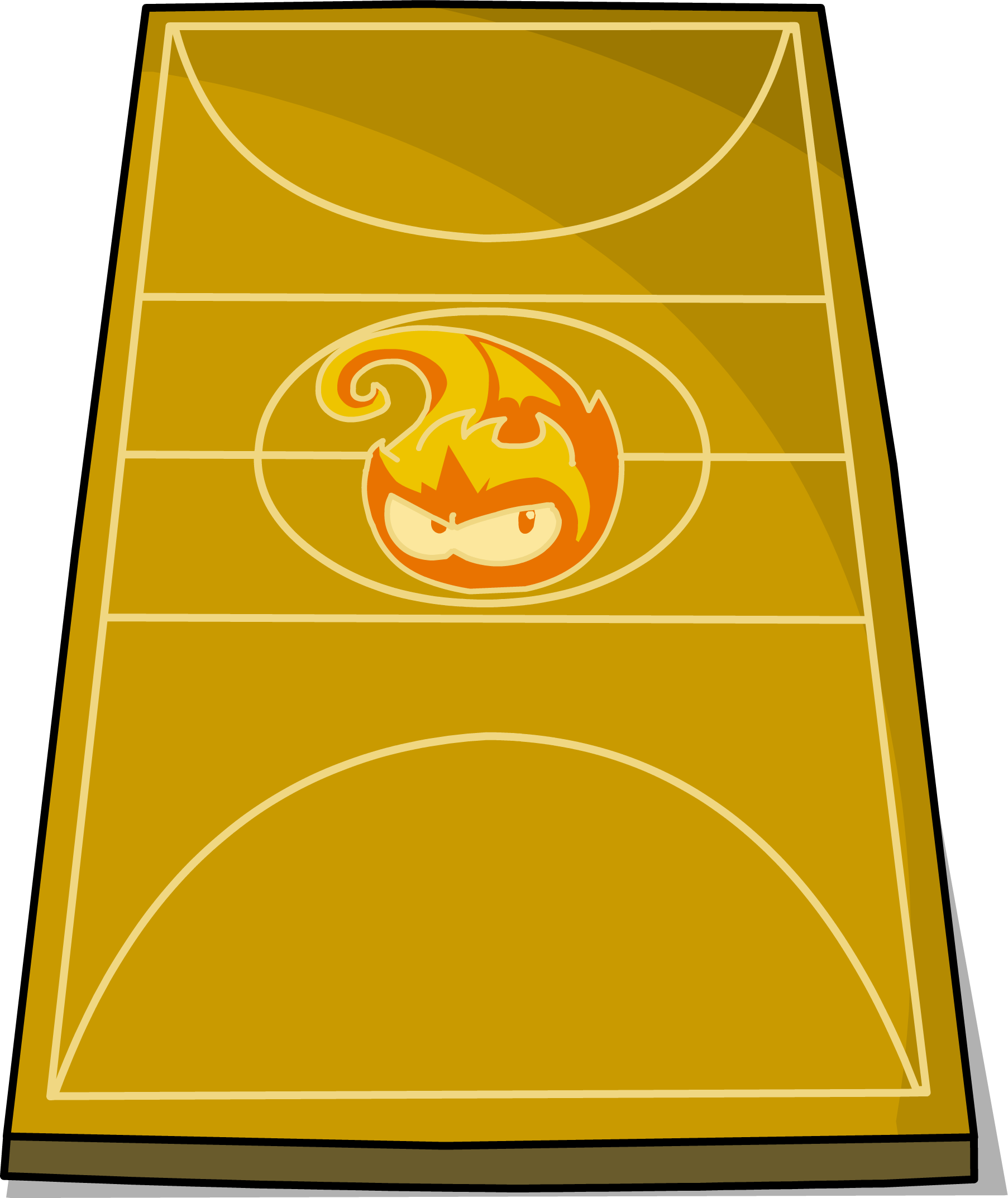 Basketball Court Sprite 001 - Basketball (1805x2146), Png Download
