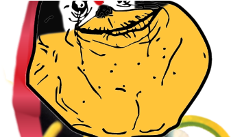 #105 Will Mighty Be Forever Alone - Forever Alone Guy (635x200), Png Download