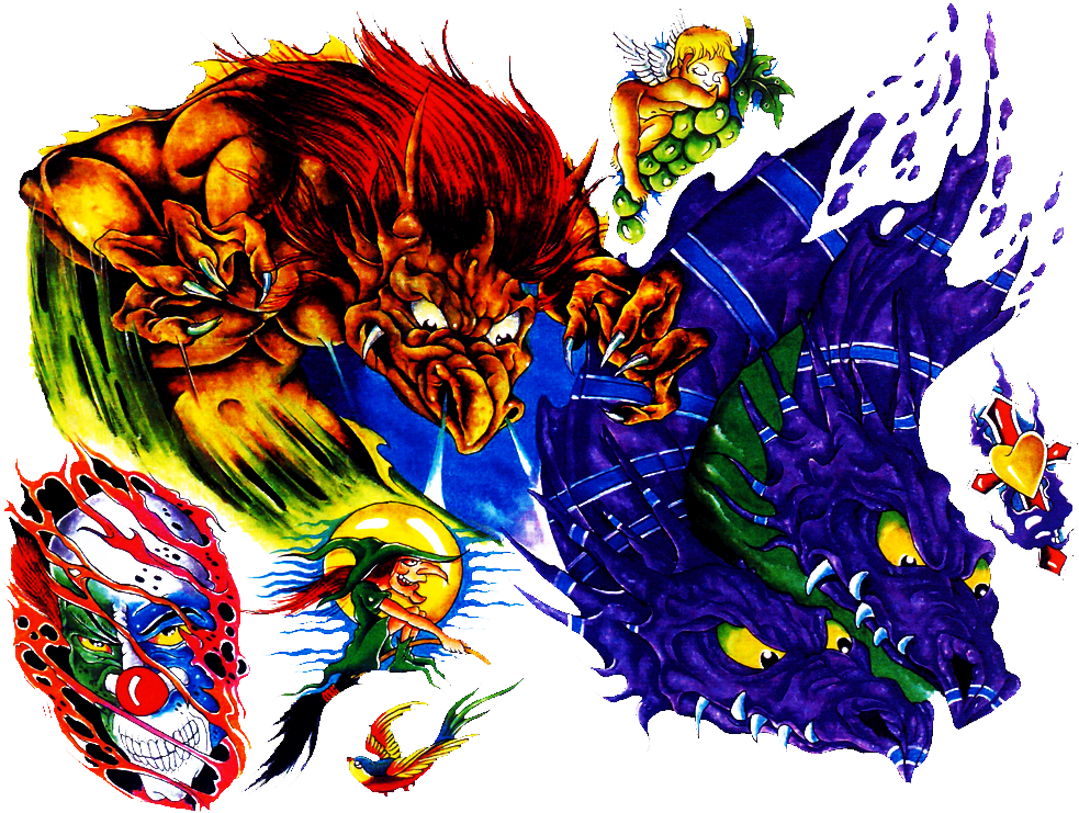 Colorful Tattoo Design Png (1024x768), Png Download