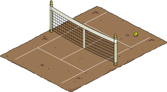 Clay Tennis Court Menu - Menu (586x325), Png Download