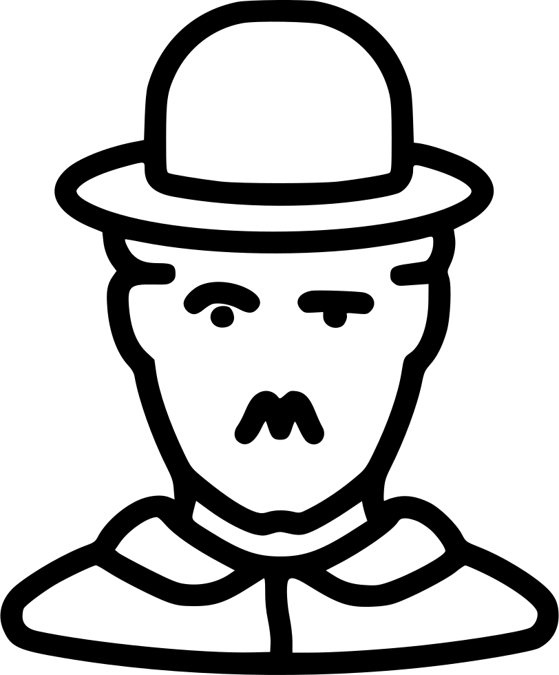 Charlie Chaplin Cinema Artist Comedy Human Avatar Celebrity - Charlie Chaplin Icon Png (812x980), Png Download