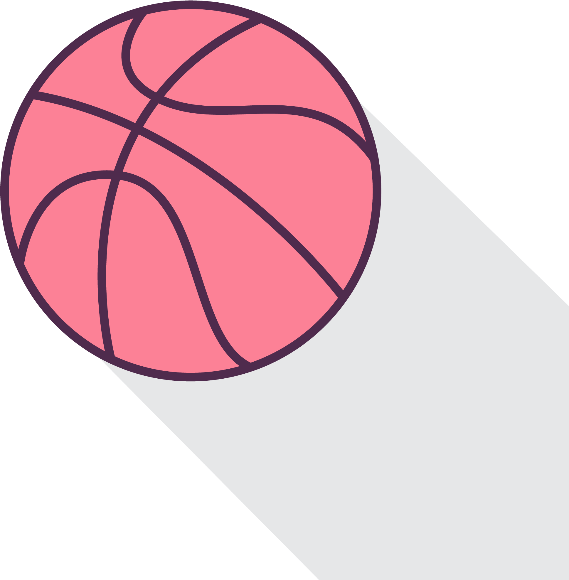Png Coloured - Shoot Basketball (2500x2500), Png Download