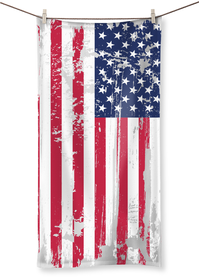 American Flag All Over Towel - Usa Flag (1024x1024), Png Download