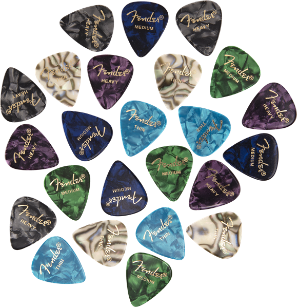 351 Shape Premium Celluloid Picks, Mixed - Diamond (581x600), Png Download