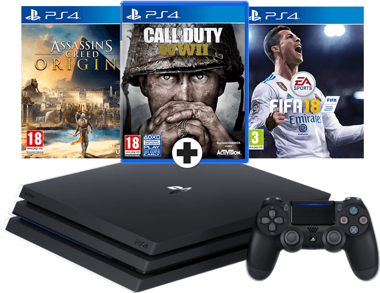 Ps4 Pro Bundel Actie - Ps4 Pro (786x587), Png Download
