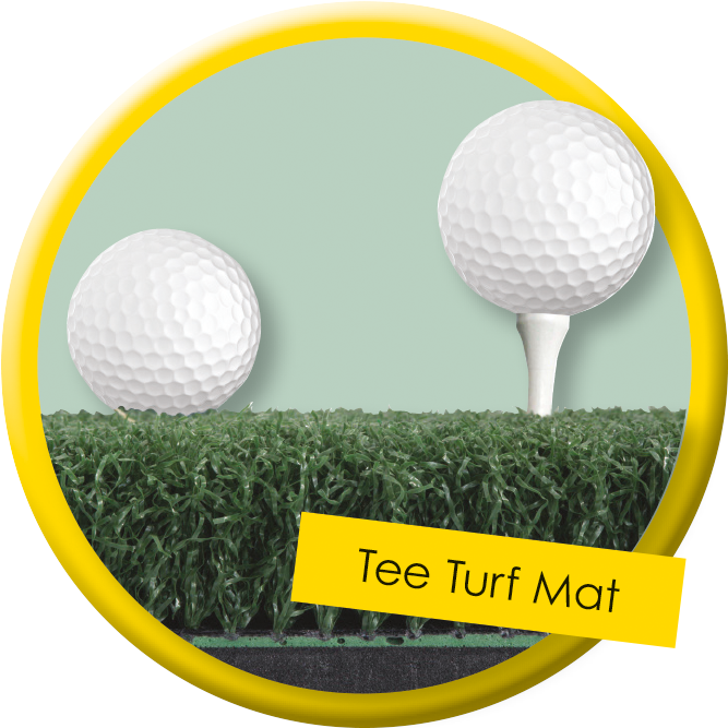 Tee Turf Golf Mat - Pitch And Putt (743x739), Png Download