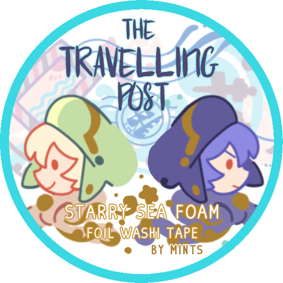 Starry Sea Foam Foil Washi Tape (567x567), Png Download