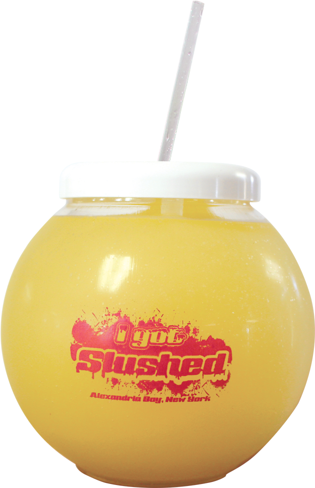 Photo Of I Got Slushed Fishbowl - Orange Drink (1000x1000), Png Download