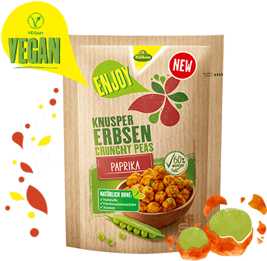 Enjoy Crunchy Peas Paprika - Kühne Kichererbsen (437x747), Png Download