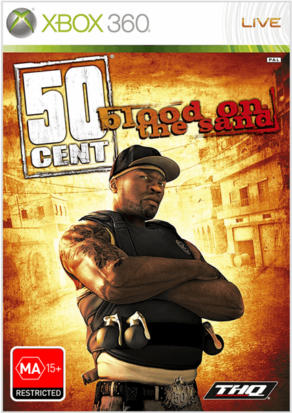 Blood On The Sand - 50 Cent Xbox 360 (600x600), Png Download