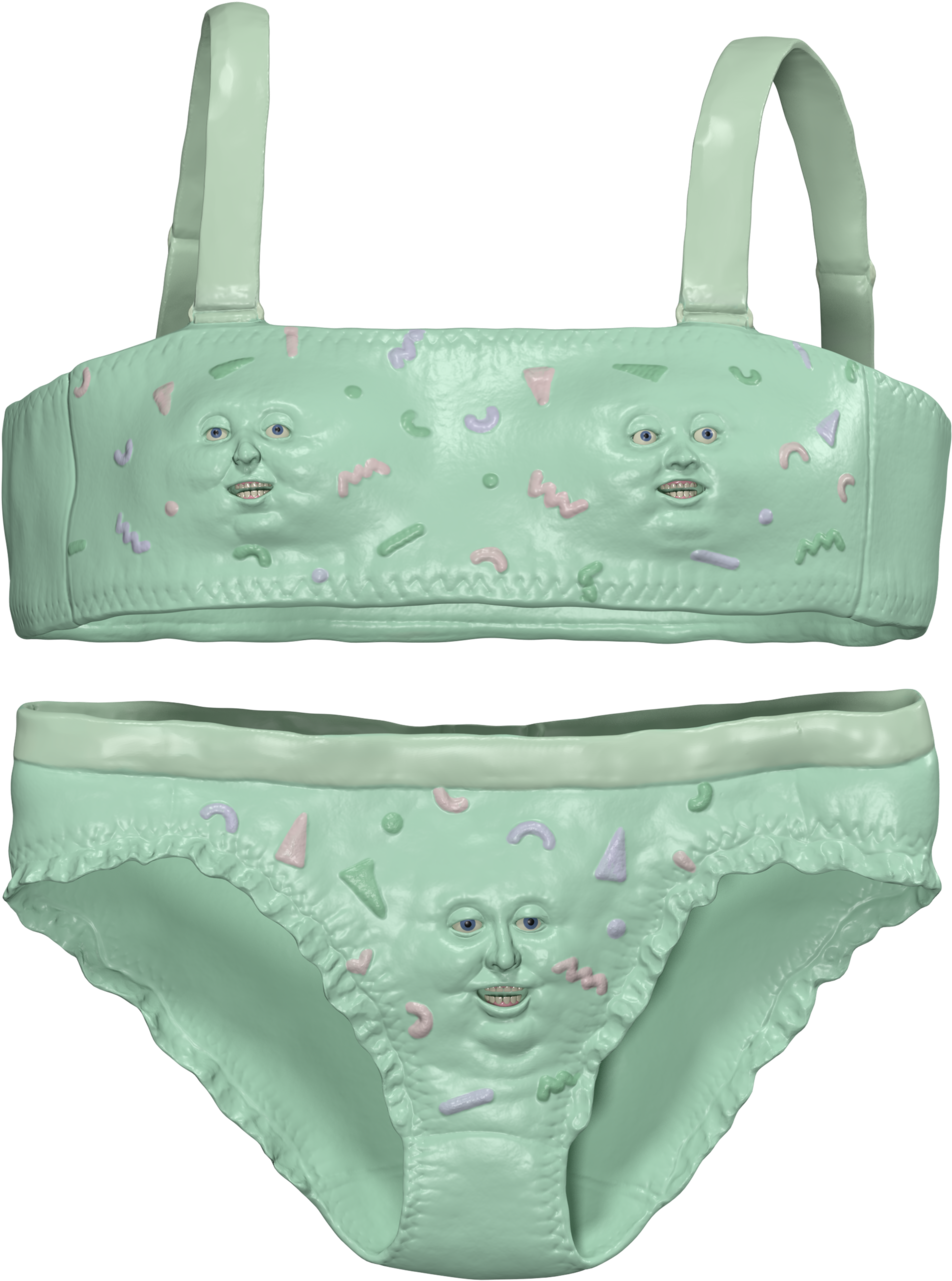 Mira Bandeau Bra Set - Briefs (1000x1321), Png Download