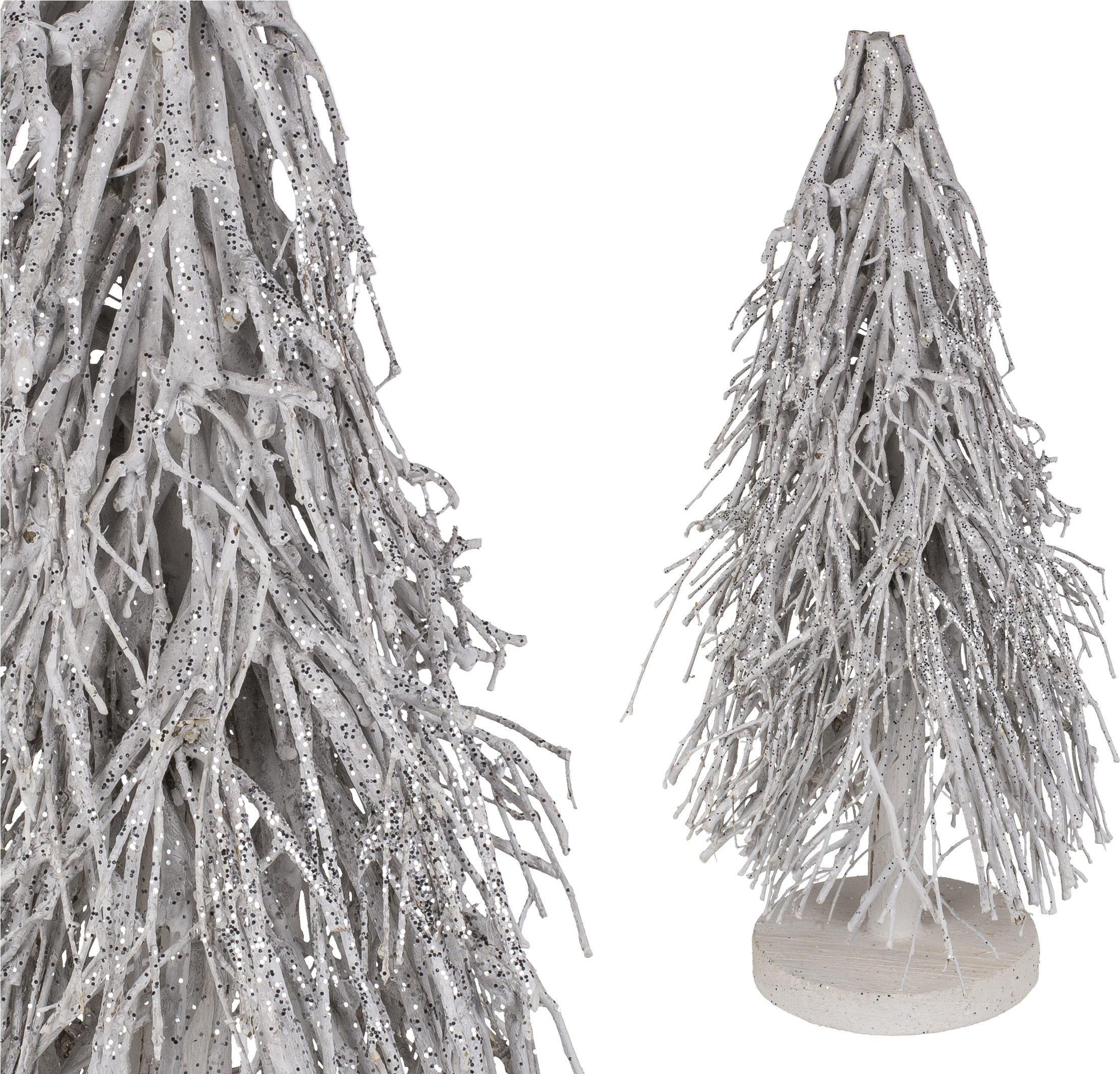 Download Hd White Christmas Tree Made Of Wooden Branches Christmas Tree Transparent Png Image Nicepng Com