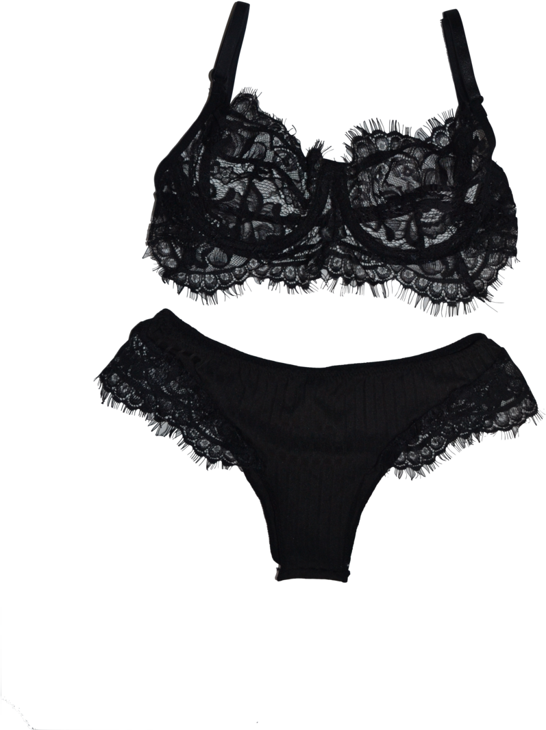 'thalia' Lace Lingerie Set Dea Intimates - Lingerie Top (945x1200), Png Download