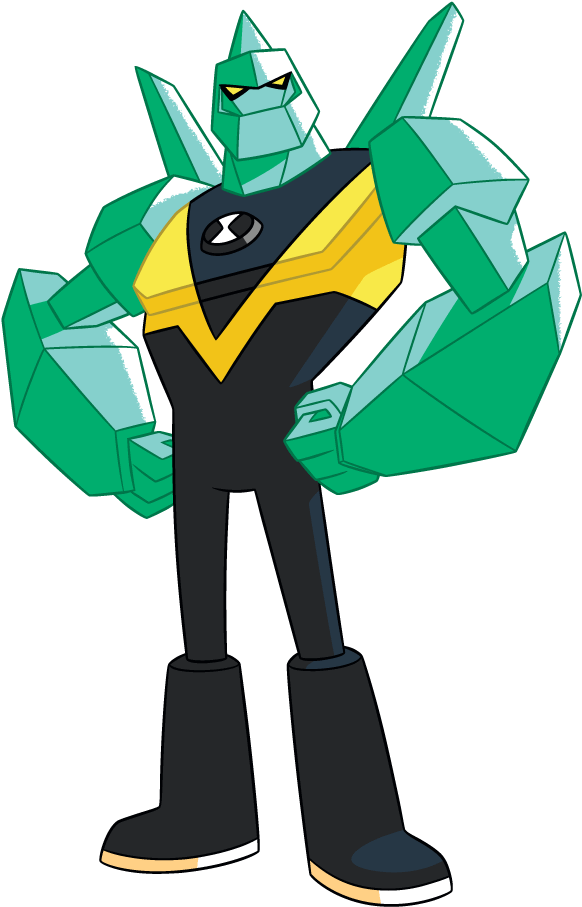 Diamondhead - Ben 10 Png (588x913), Png Download