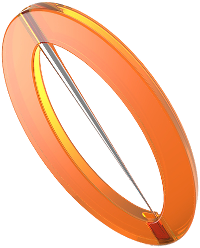 Safety Pin - Circle (500x711), Png Download