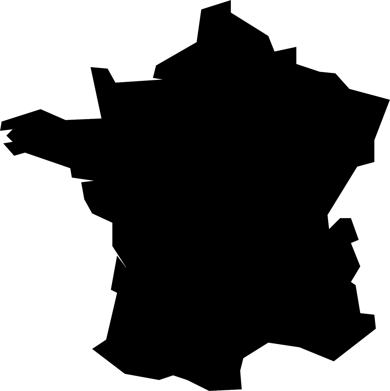 France,map,world,map Of The - Carte France Png (1275x1280), Png Download