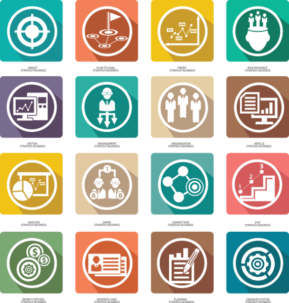 661 Business Icons - Пиктограмма Маркетинг (572x600), Png Download