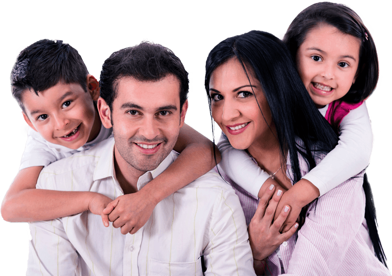 Porque Su Salud No Tiene Precio - Hispanic Family White Background (792x558), Png Download