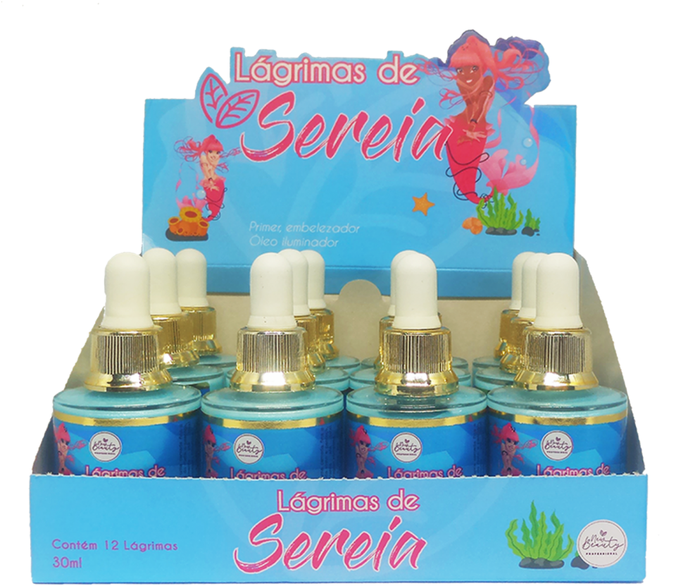 Lágrimas De Sereia New Beauty Pro 30ml Box 12un - Lagrimas De Sereia New Beauty (1000x982), Png Download