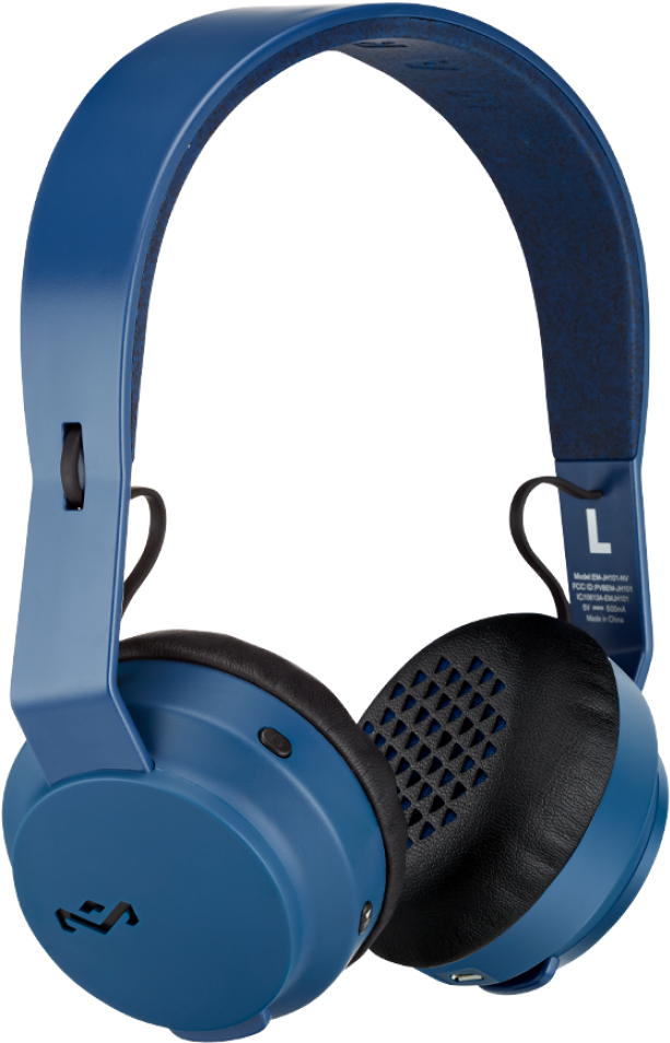 Rebel Bt On-ear Headphones - House Of Marley Em Jh101 Nv (1100x1100), Png Download
