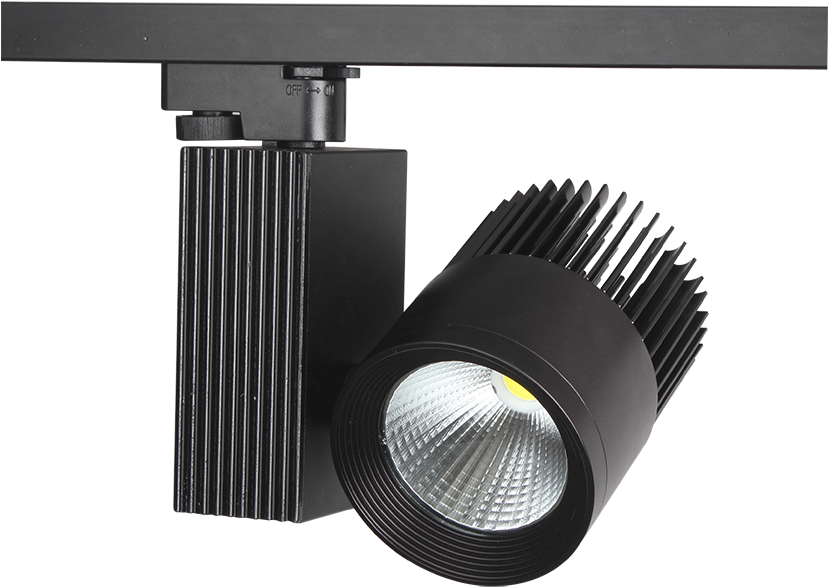 Commercial Led Track Spot Light, Commercial Led Track - Track Lighting (827x841), Png Download