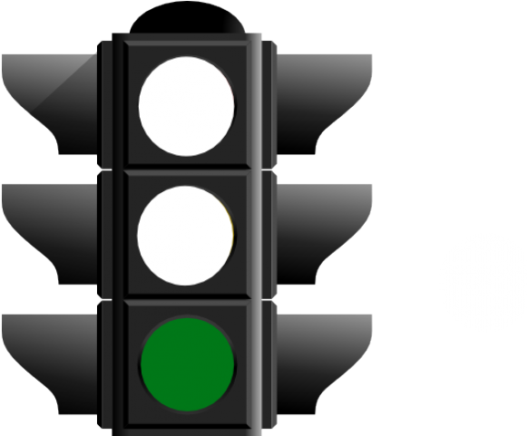 Green Traffic Light Clip Art (640x480), Png Download