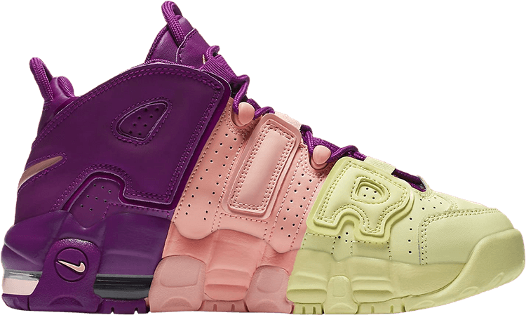 Nike Air More Uptempo Gs 'lucky Charms' - Nike Air More Uptempo Lucky Charms (750x449), Png Download