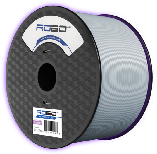 Pla Glow In The Dark Purple 1kg - 3d Printing Filament (600x587), Png Download