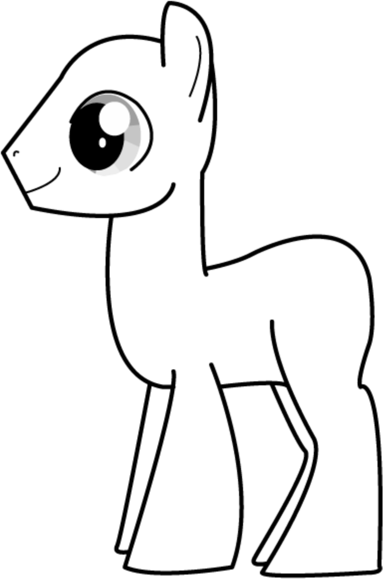 My Little Pony Party - My Little Pony Boy Template (910x1260), Png Download