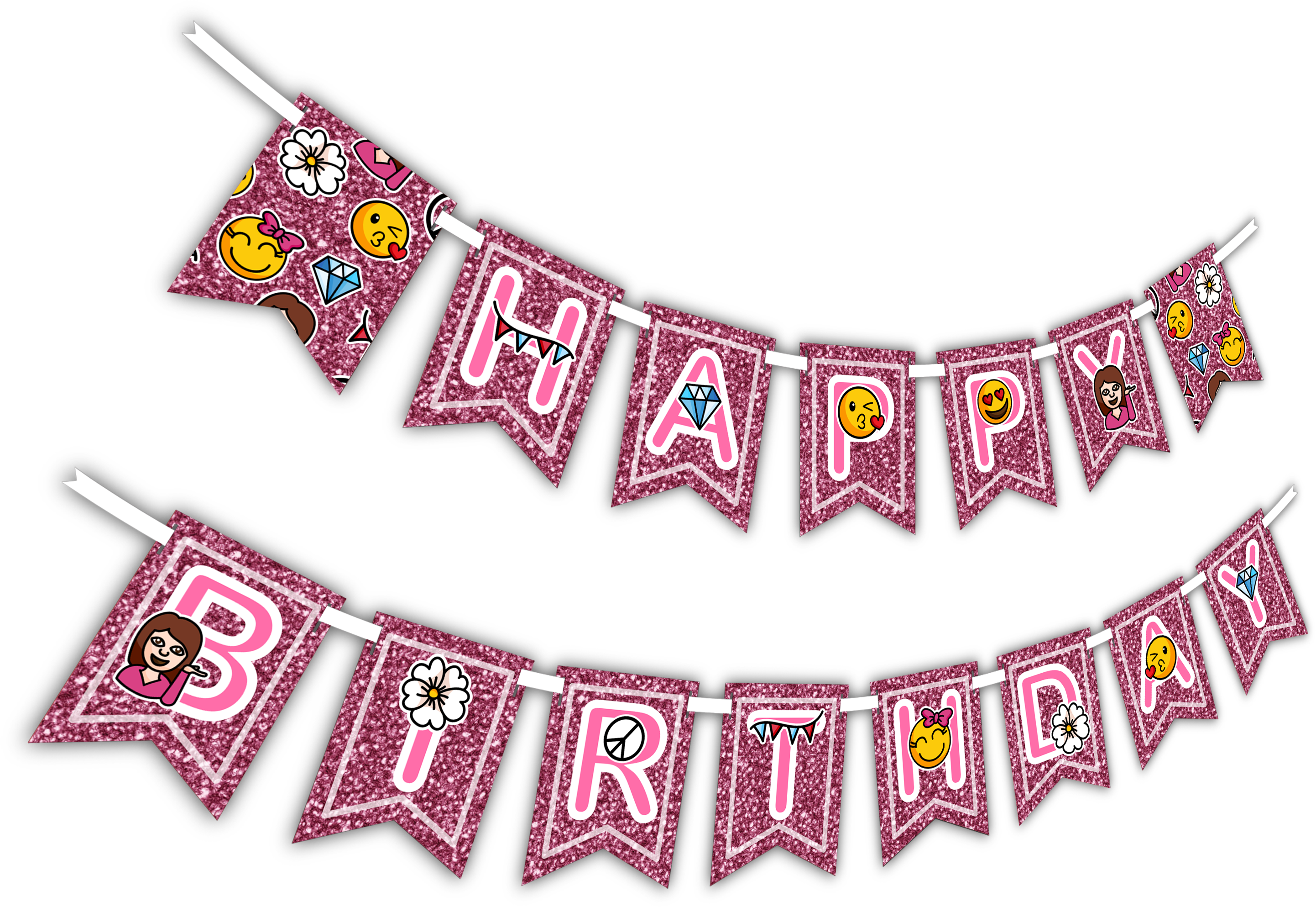 Download HD Girl Pink Glitter Emoji \, image size:2884x1986