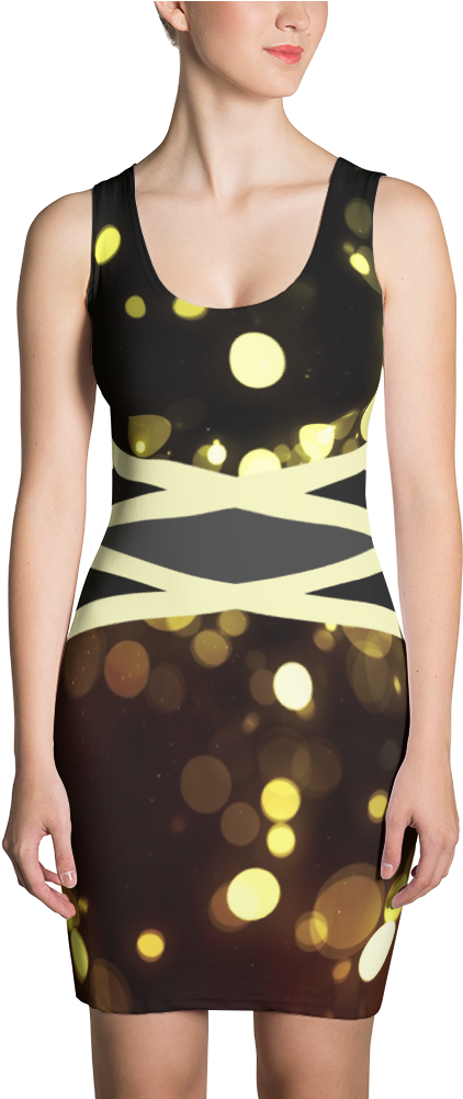 Ff Body Con Party Lights - Dress (1000x1000), Png Download
