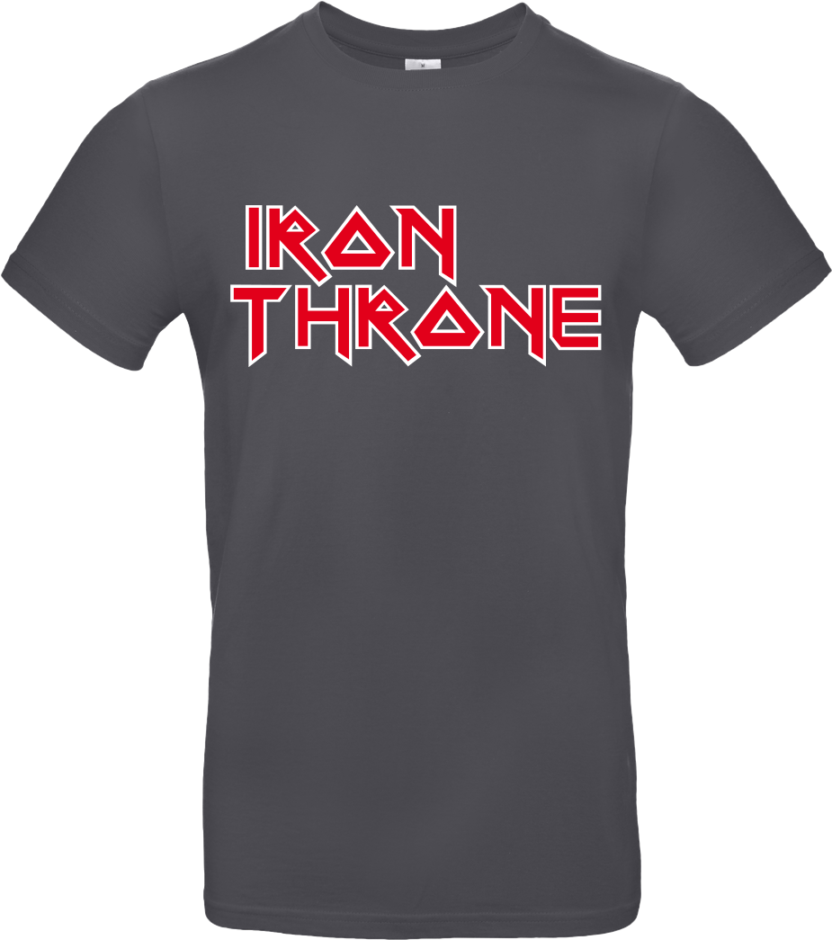 Lennart Iron Throne T-shirt B&c Exact - Iron Maiden (1044x1044), Png Download