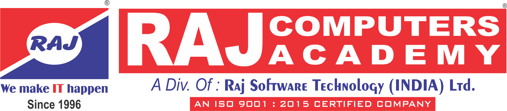 Raj Computers Academy - Raj Computer Academy Logo (2082x456), Png Download