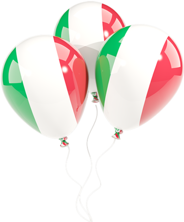 Illustration Of Flag Of Italy - Italy Flag Balloon Png (640x480), Png Download