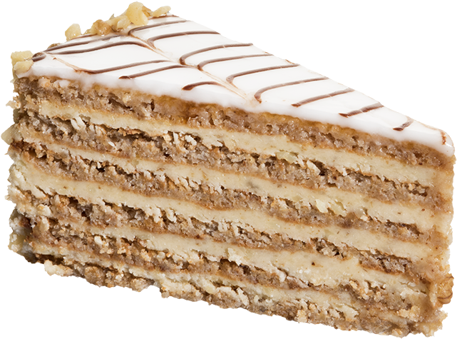 Eszterházy Torta - Chocolate (647x482), Png Download