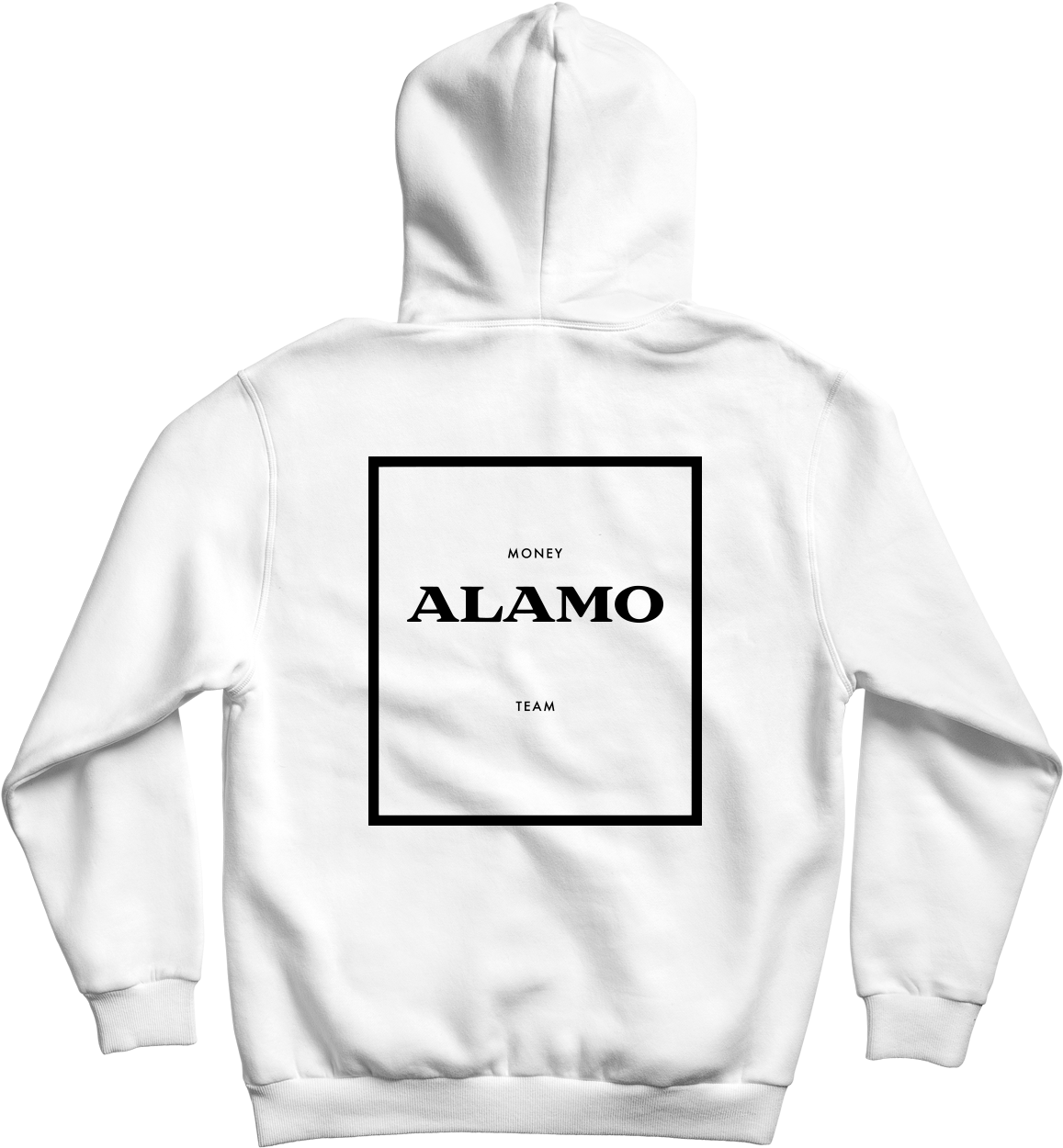 Square Logo Hoodie - White Hoodie (1500x1500), Png Download