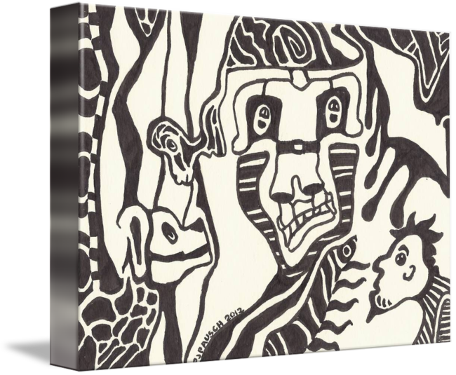 The Beast Boy Ink - Illustration (650x535), Png Download