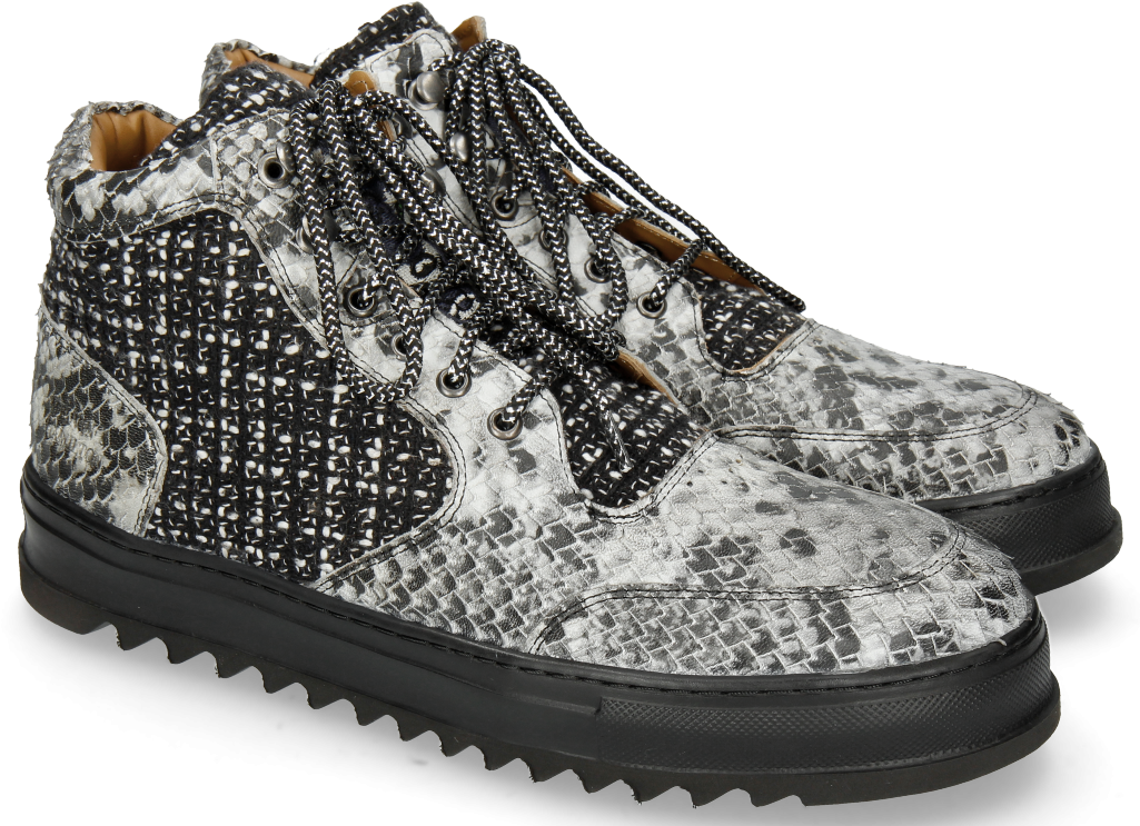 Sneakers Max 1 Snake Tweed Black White - Sneakers (1024x1024), Png Download