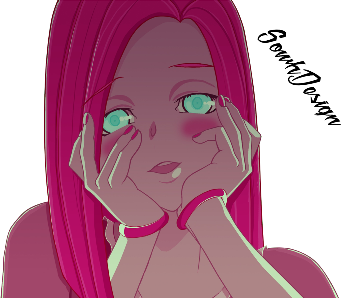 Artist Sowhdesign Blushing Bracelet Bust Female Human - Mlp Yandere Pinkie Pie (1280x960), Png Download