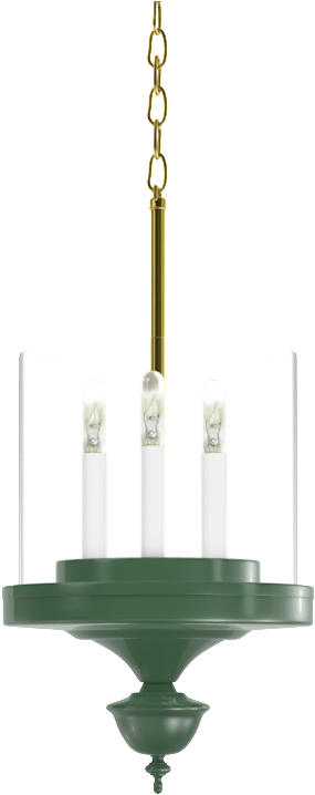 Little Greenwich Hanging Sconce With Brass - Chandelier (1000x1000), Png Download
