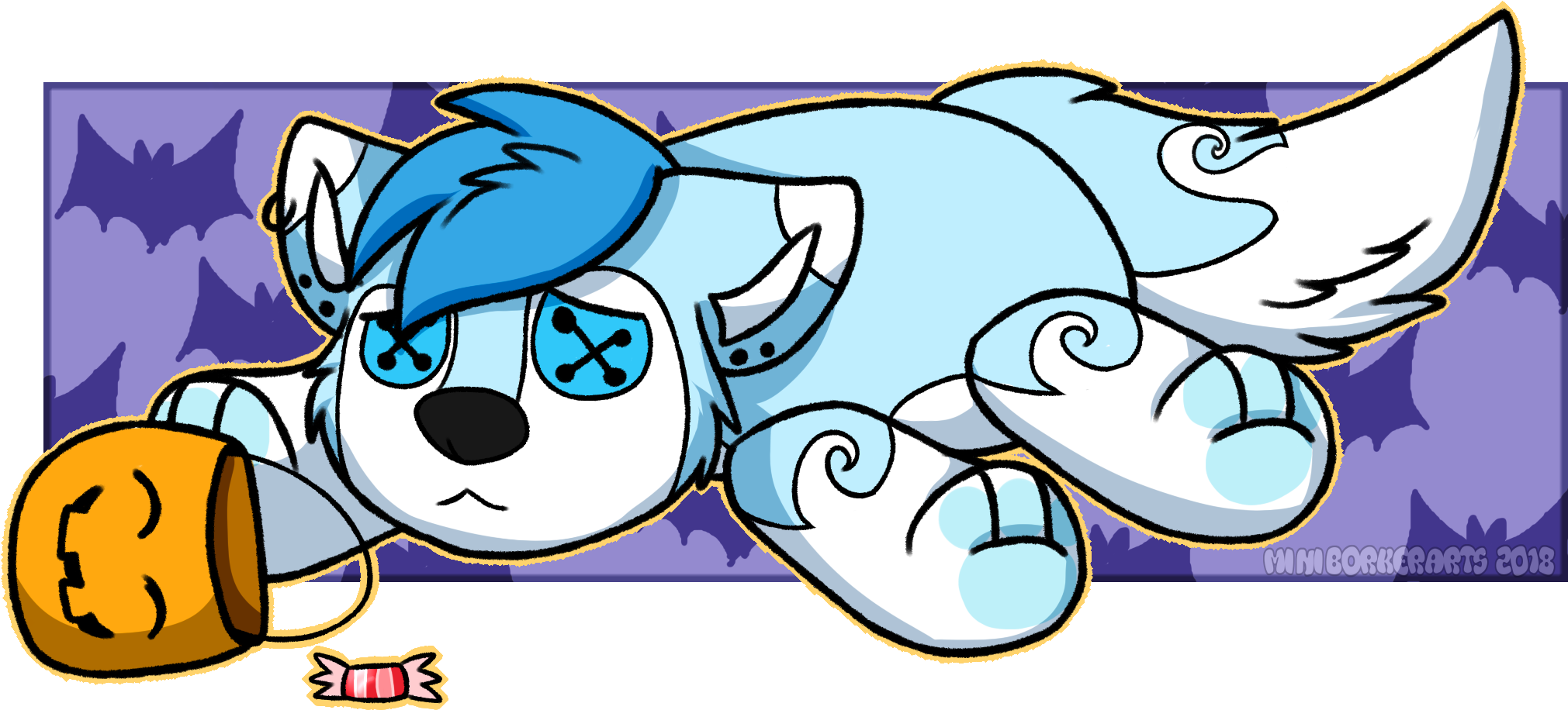 Voodoo Chibi~ Dream - Cartoon (2233x1061), Png Download