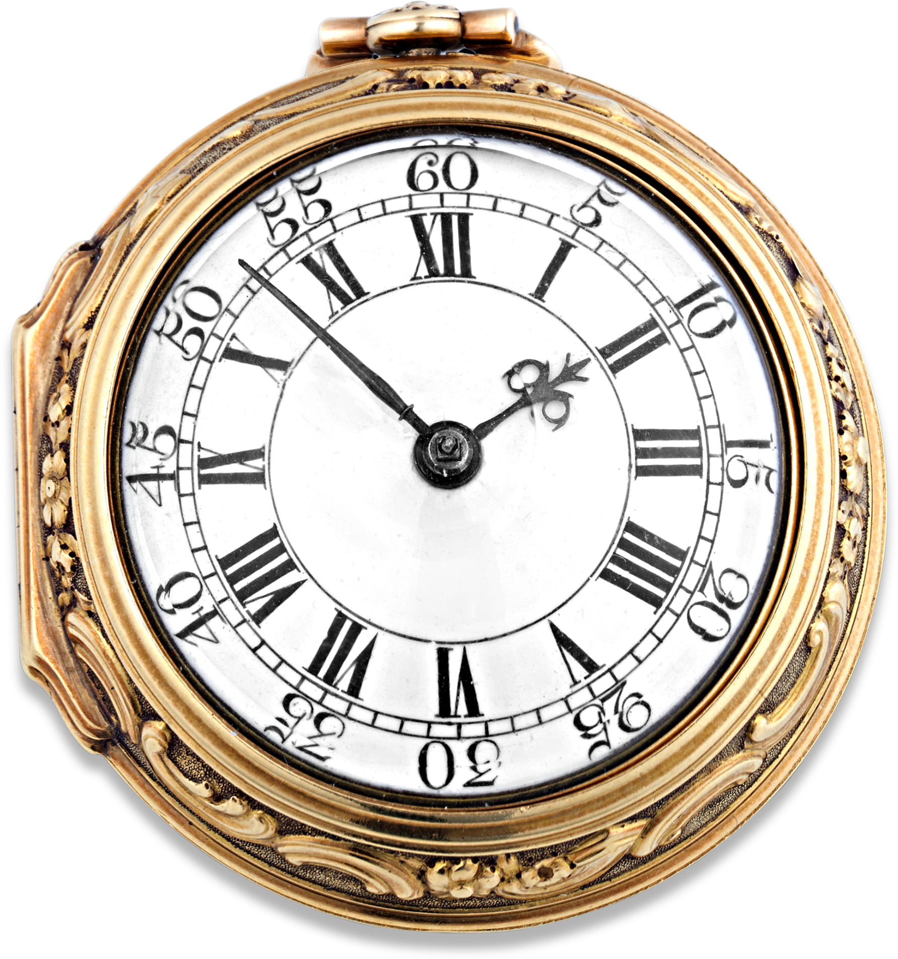 18th-century English Gold Pocket Watch - Watch 18th Century Png (2000x2500), Png Download