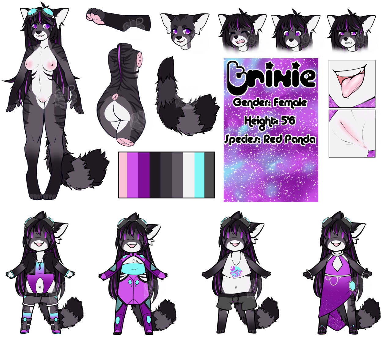 Cyop Red Panda Adopt Complete - Cartoon (1280x1105), Png Download