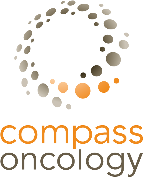 Compass Oncology Full Color-with Screen Vert - Compass Oncology Logo (592x705), Png Download