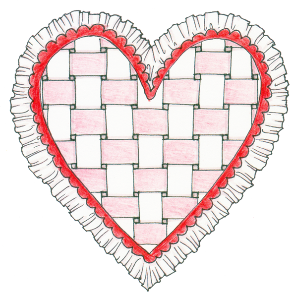 3-part Art Heart - Heart (591x595), Png Download