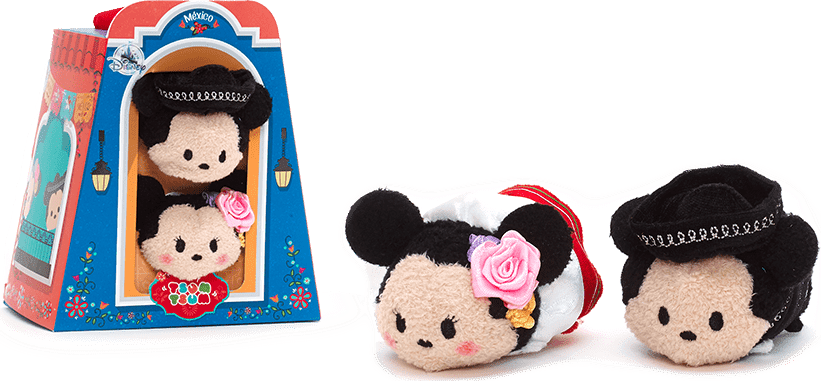 Mickey And Minnie La Set - Mexico Tsum Tsum (821x381), Png Download