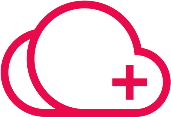 Cloud-logo Hires - Circle (1000x469), Png Download